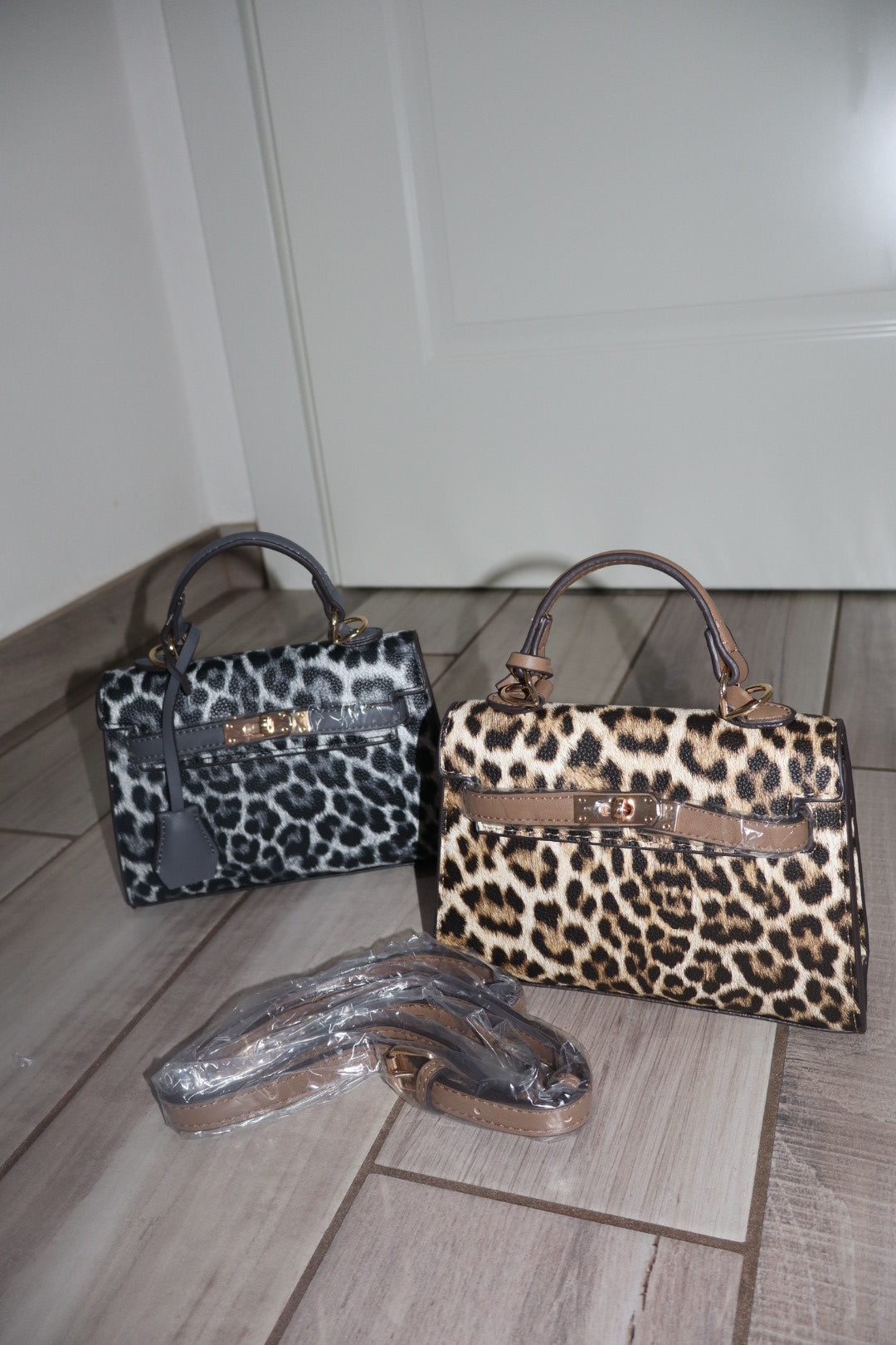 Borsa piccola herm maculata con tracolla