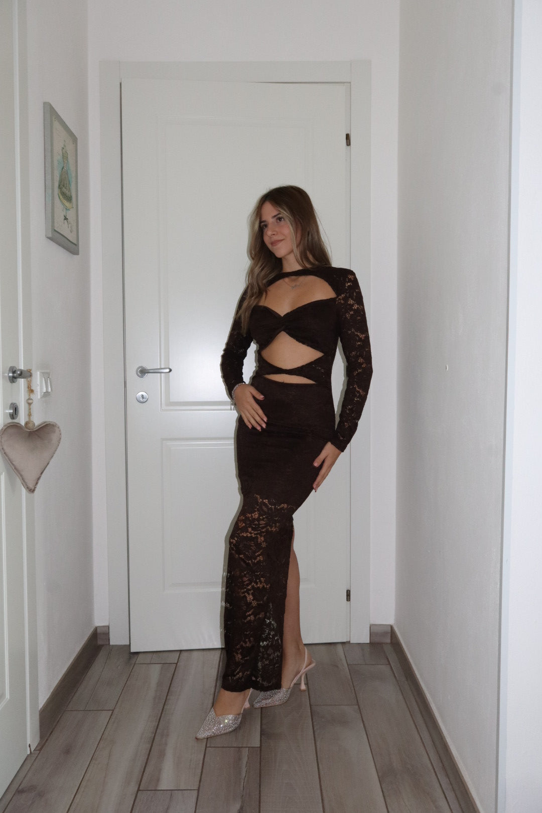 Dress lungo pizzo delyla