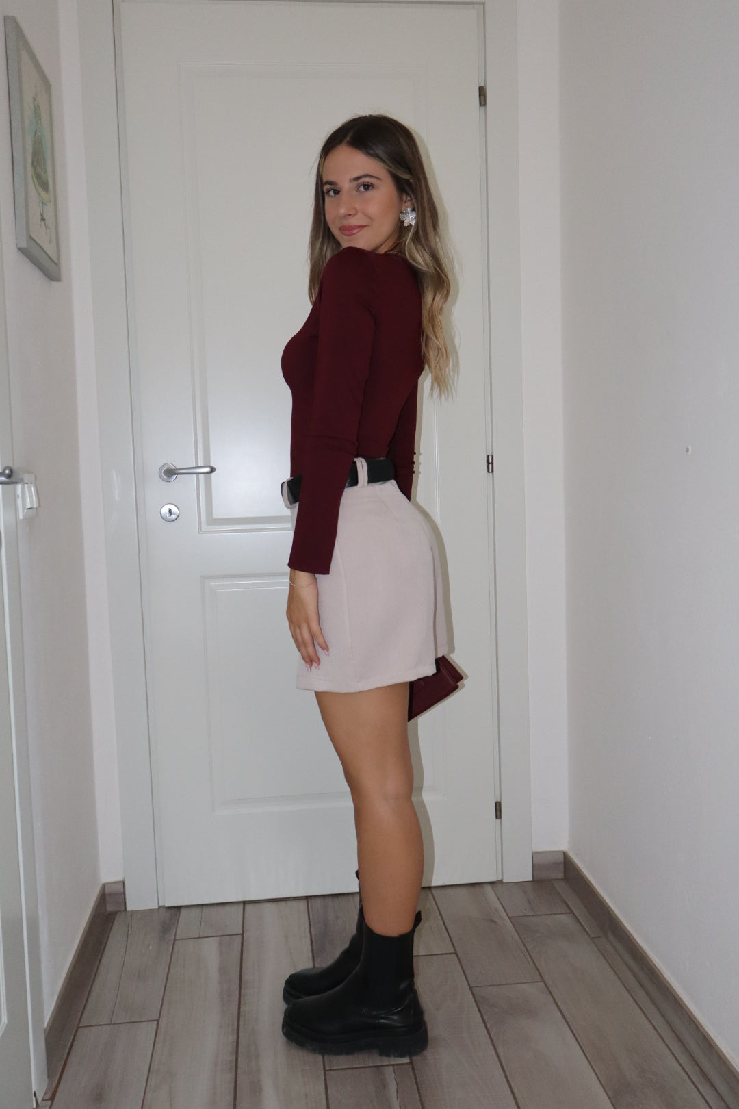 Gonna a pantaloncino cotone marga(inclusa cintura)