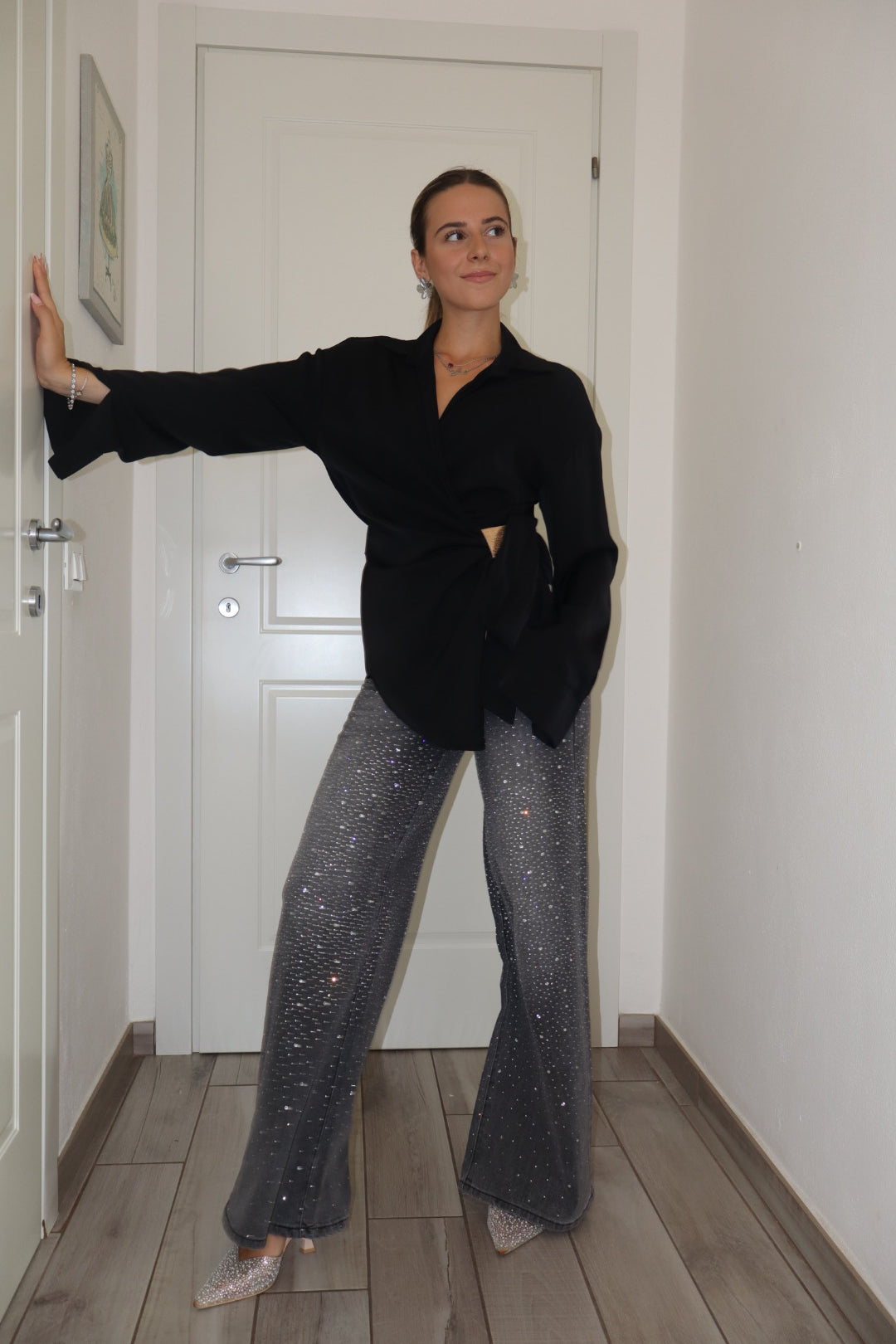 Camicia portafoglio bordó,nero,bianco