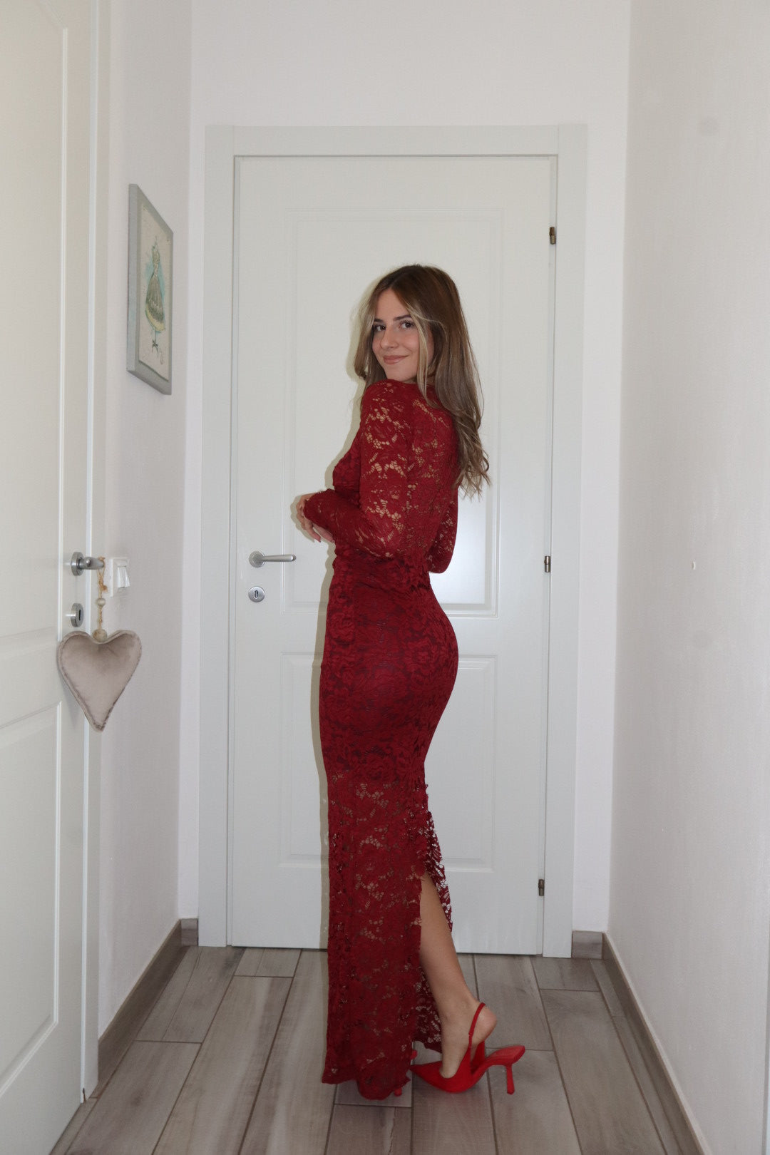 Dress lungo pizzo delyla