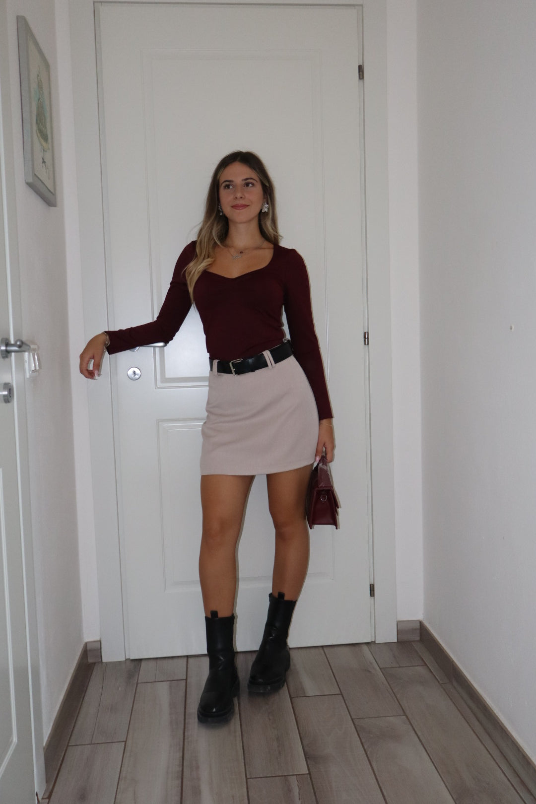 Gonna a pantaloncino cotone marga(inclusa cintura)