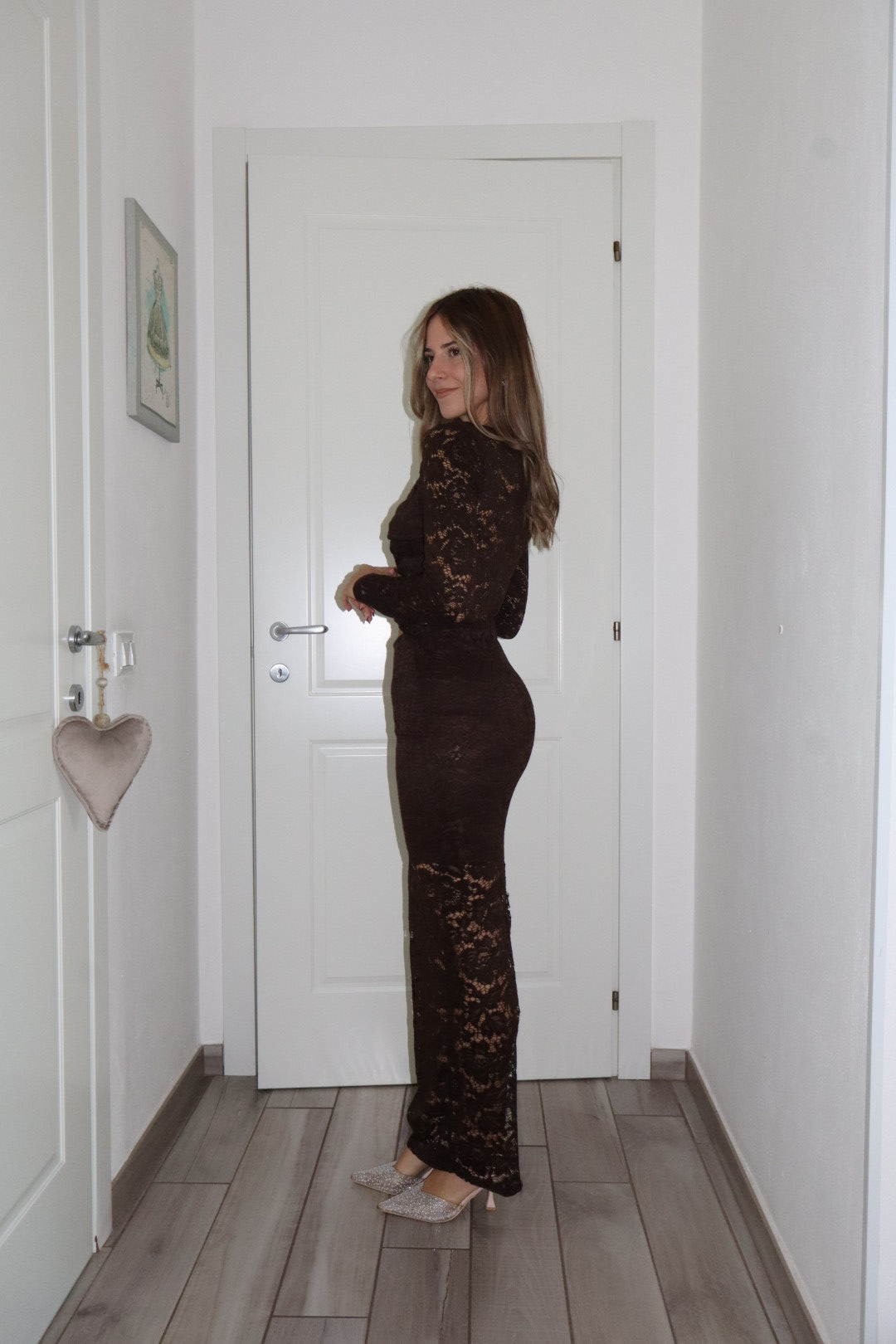 Dress lungo pizzo delyla