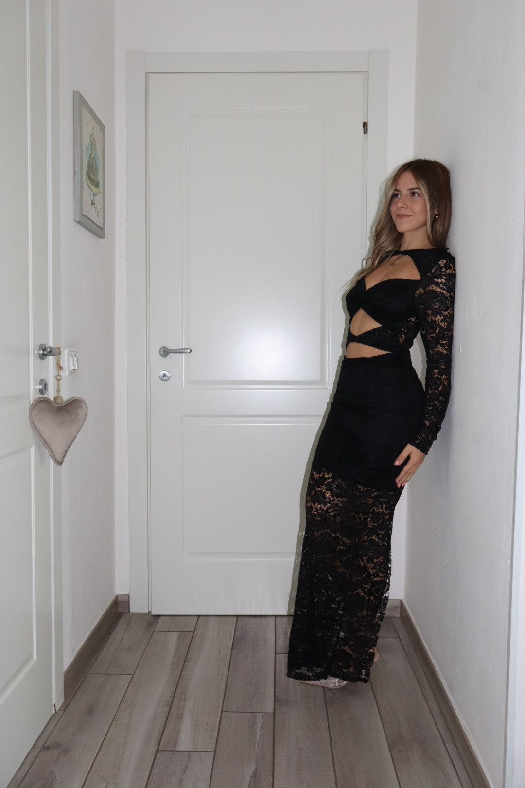 Dress lungo pizzo delyla