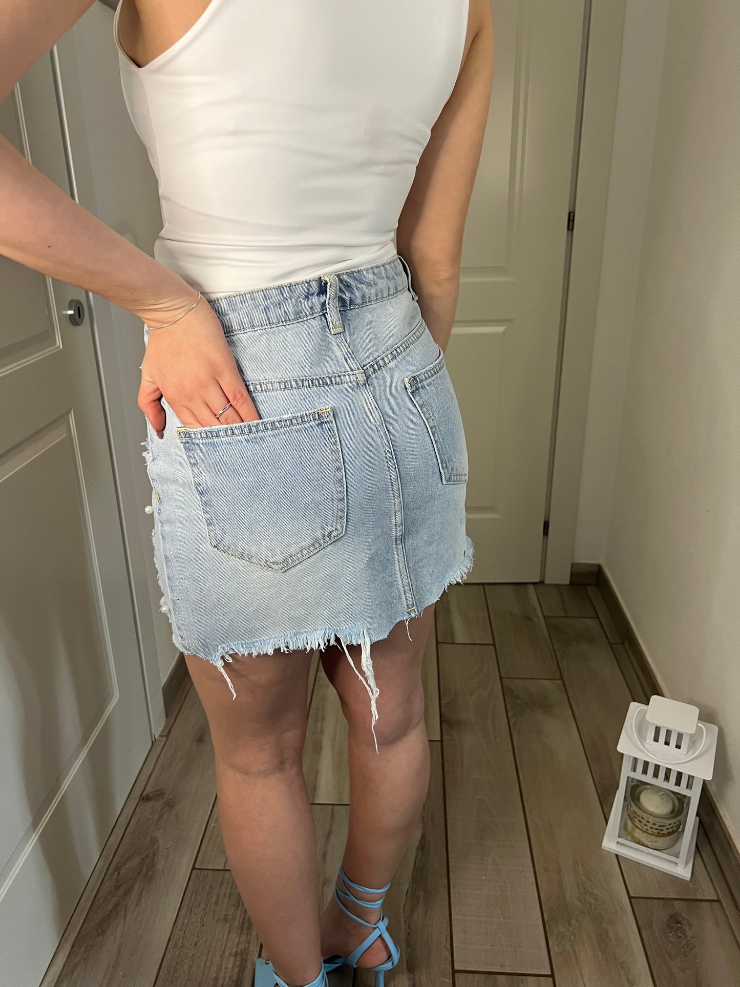 Mini Gonna denim Perla