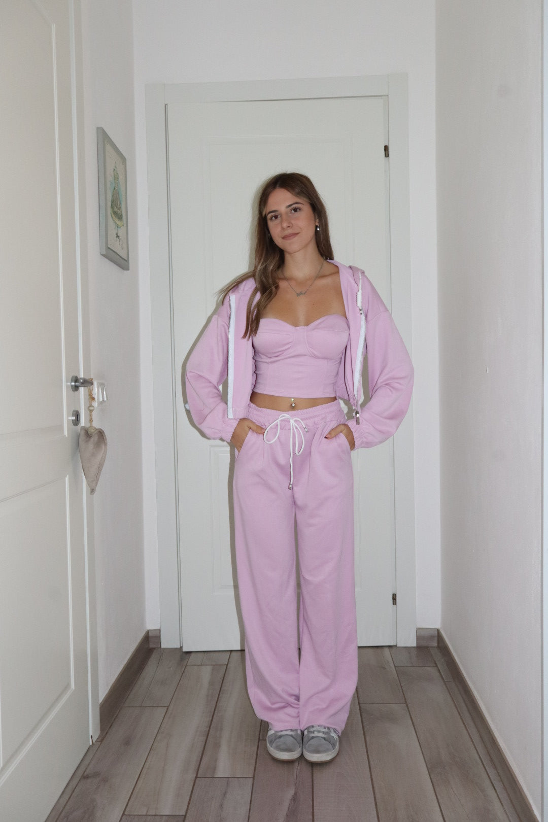 Coordinato tuta corsetto Leonida (vari colori)