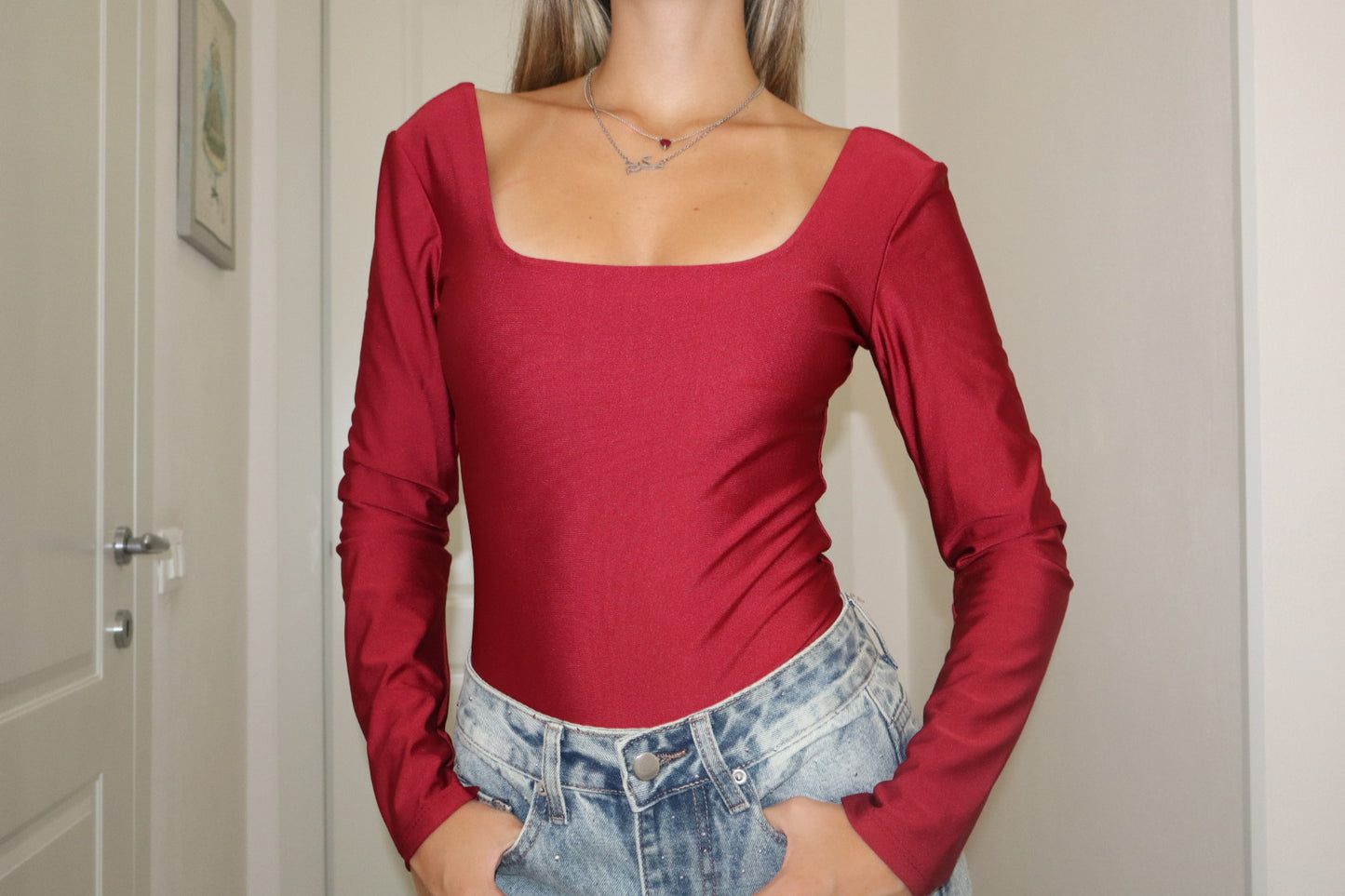 Body lycra lunga bordó,nero,rosa,blu navy,bianco,ciocc