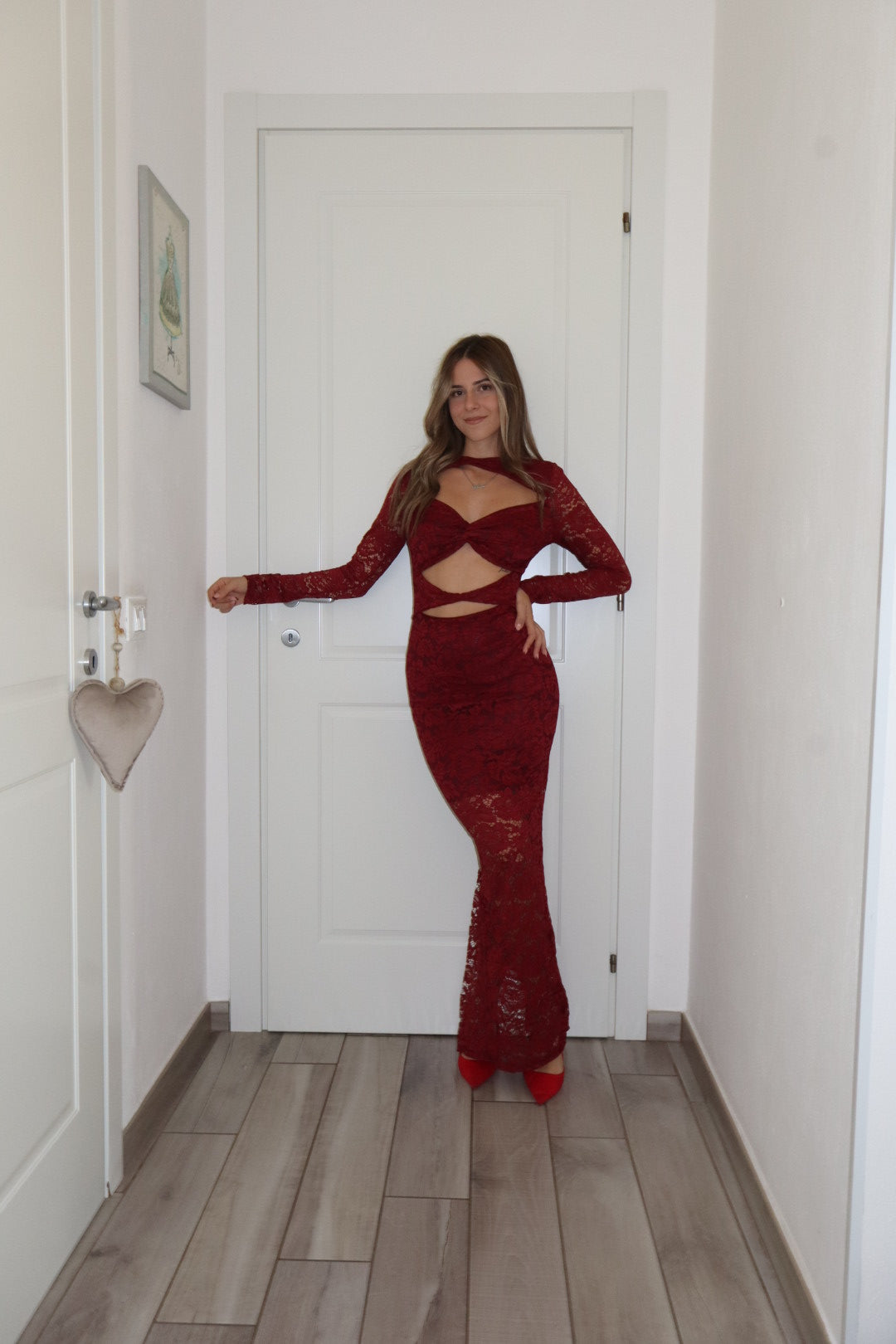 Dress lungo pizzo delyla