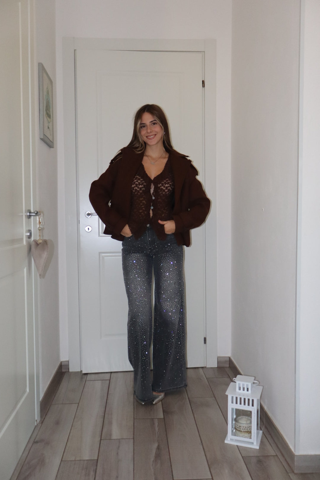 Top velvet traforata