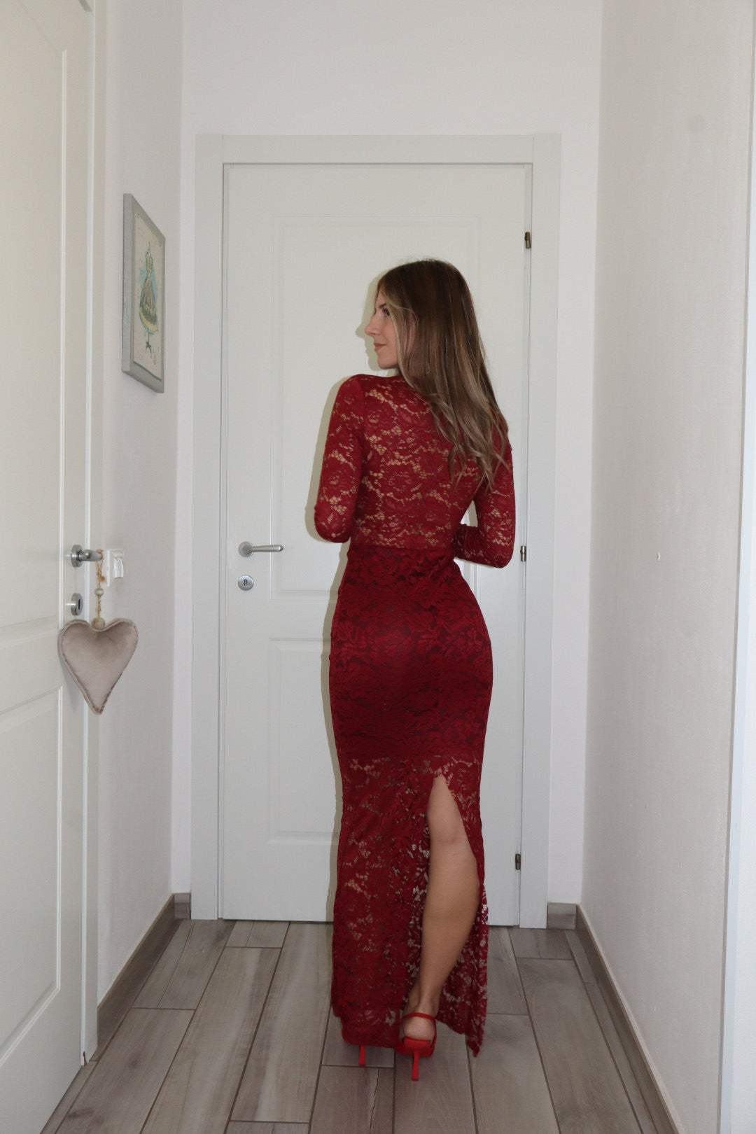 Dress lungo pizzo delyla