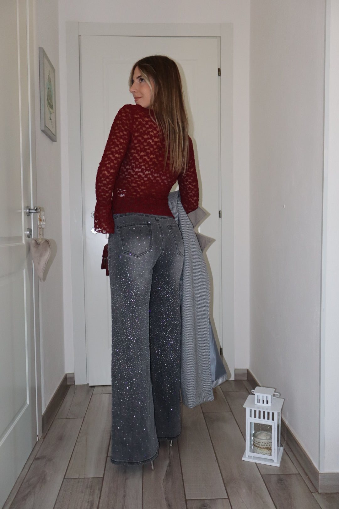 Top velvet traforata