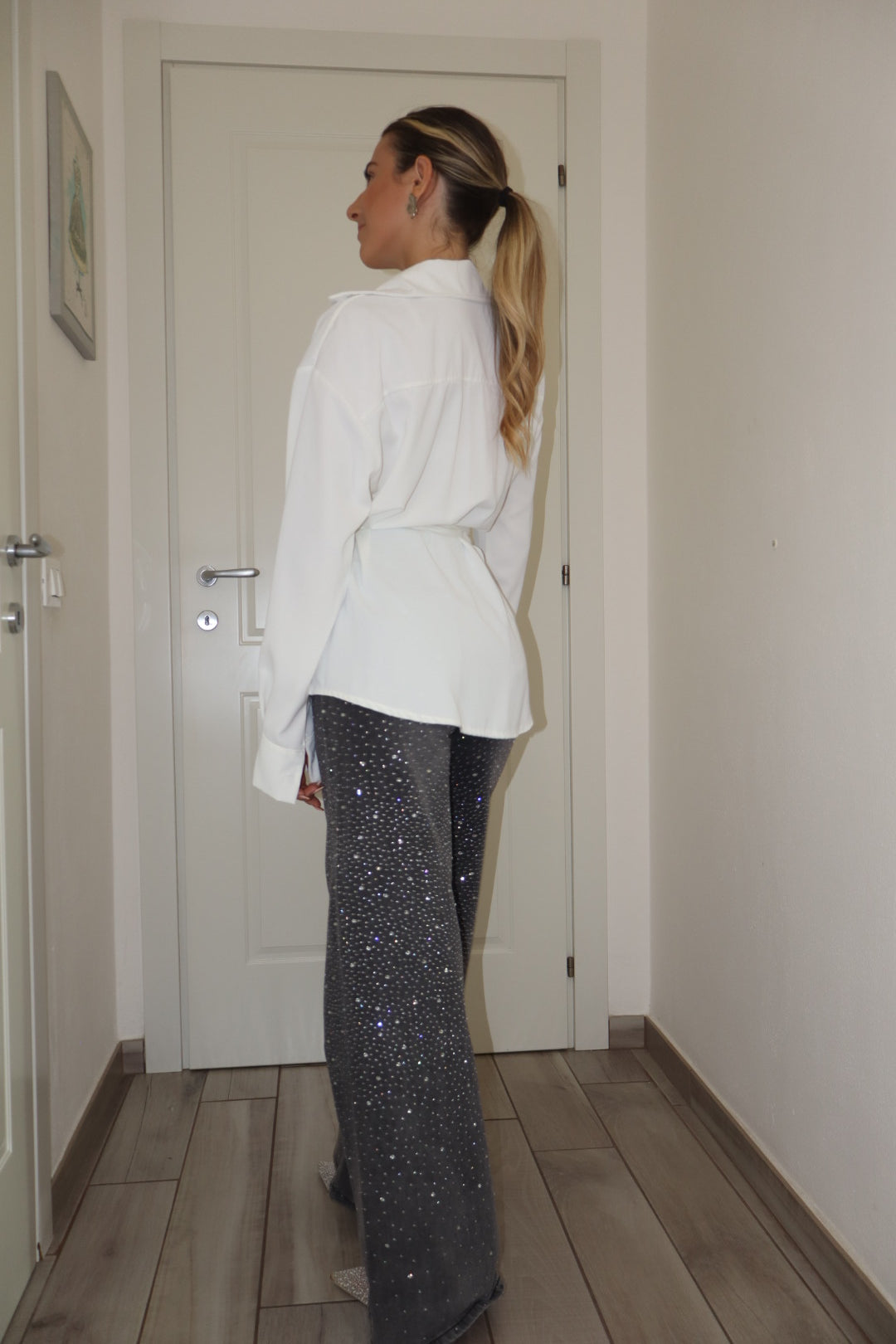 Camicia portafoglio bordó,nero,bianco