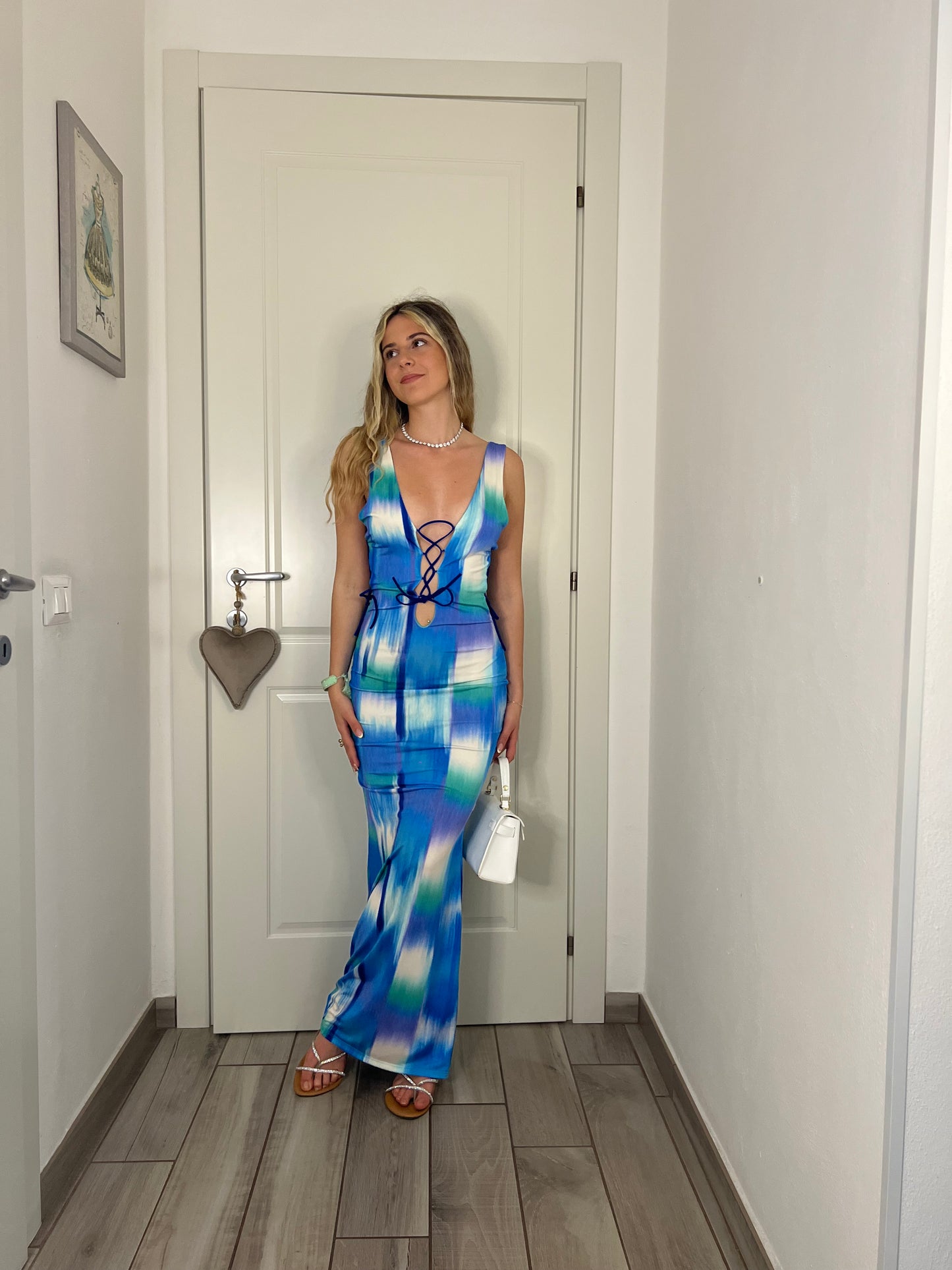 Dress Ibiza sfumato blu