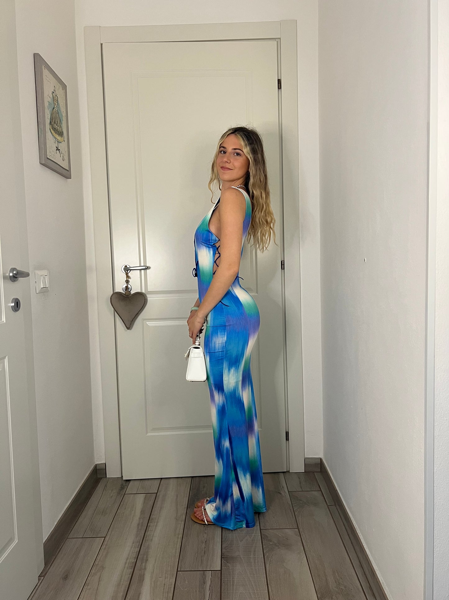 Dress Ibiza sfumato blu