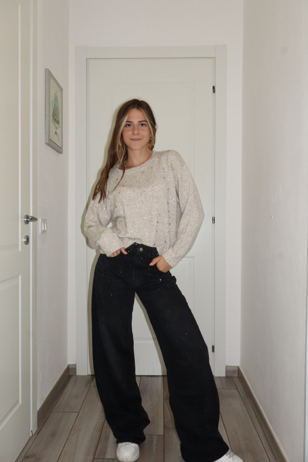 Maglioncino strass Ilary