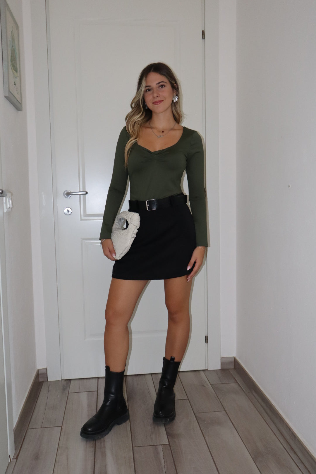 Gonna a pantaloncino cotone marga(inclusa cintura)