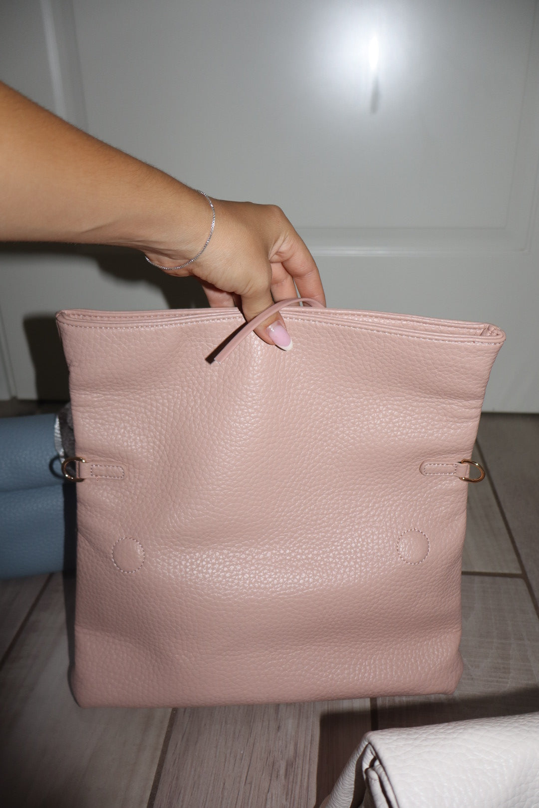 Borsa piega fiore con tracolla