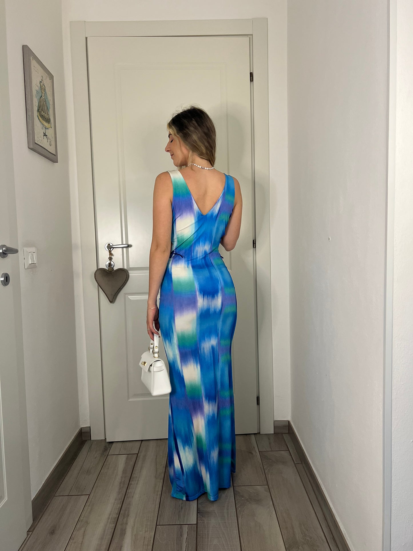Dress Ibiza sfumato blu