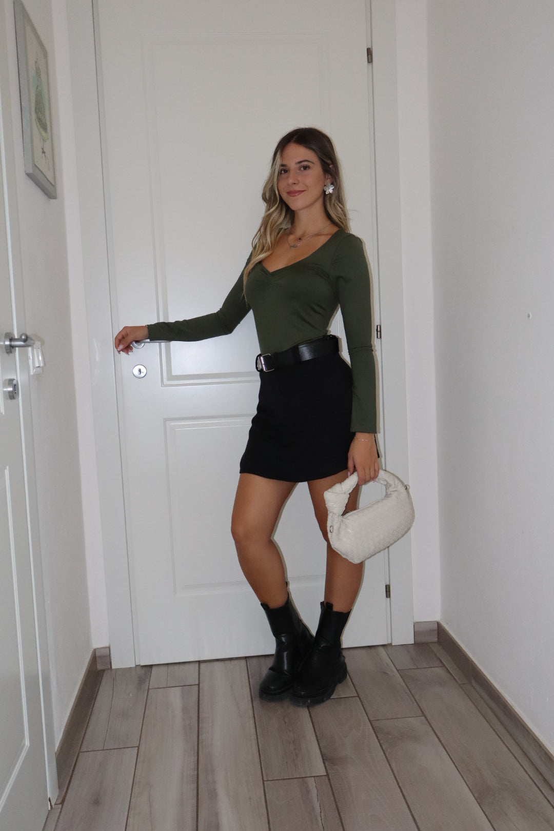 Gonna a pantaloncino cotone marga(inclusa cintura)