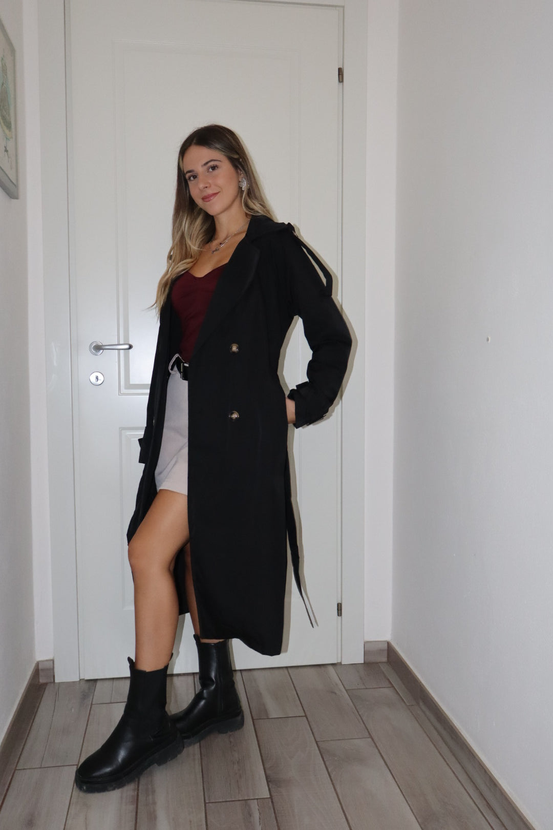 Trench nero,beige,cammello,cioccolato