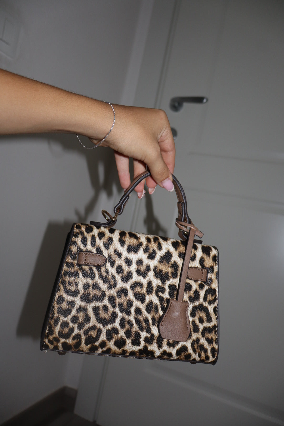 Borsa piccola herm maculata con tracolla