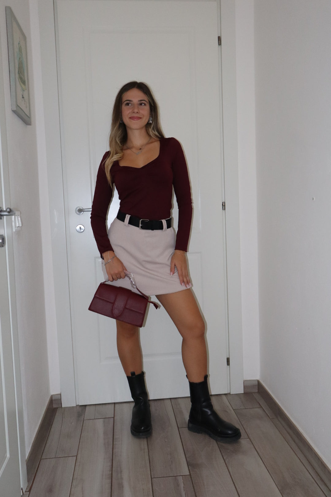 Gonna a pantaloncino cotone marga(inclusa cintura)