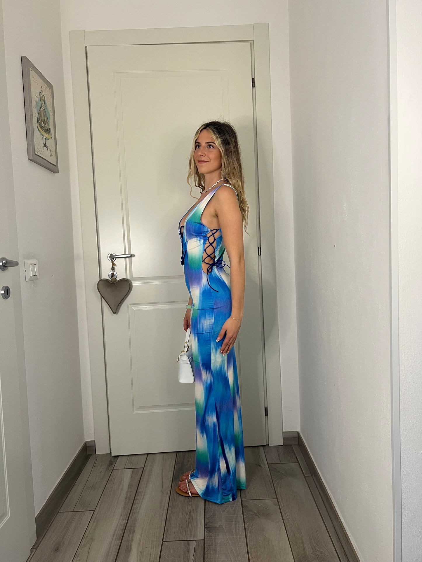 Dress Ibiza sfumato blu