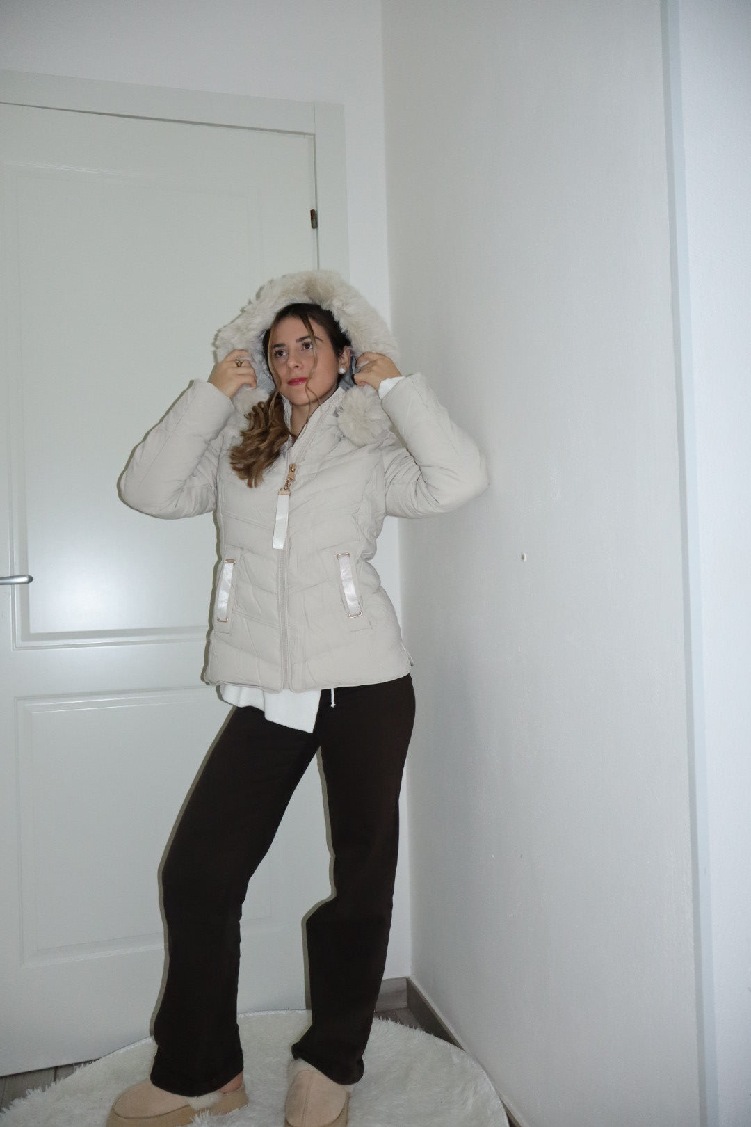 Piumino “alaska glow” avorio chiaro (consiglio 1 taglia in più)