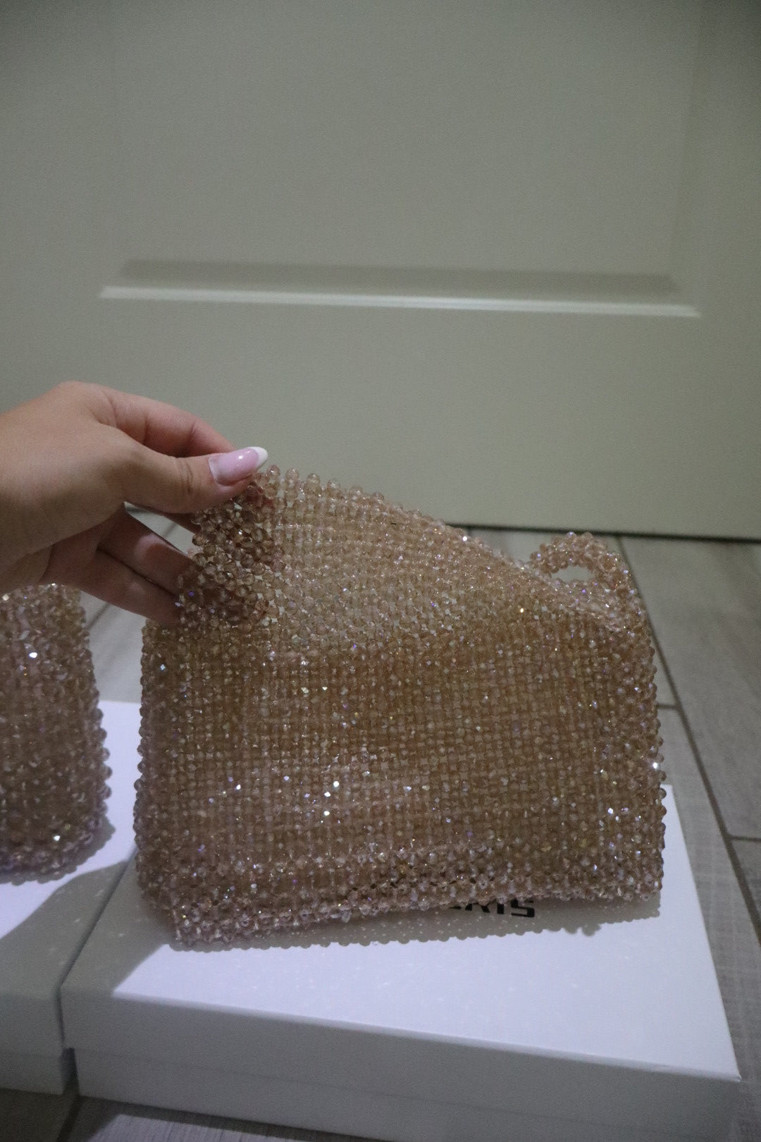 Borsa diamante perle