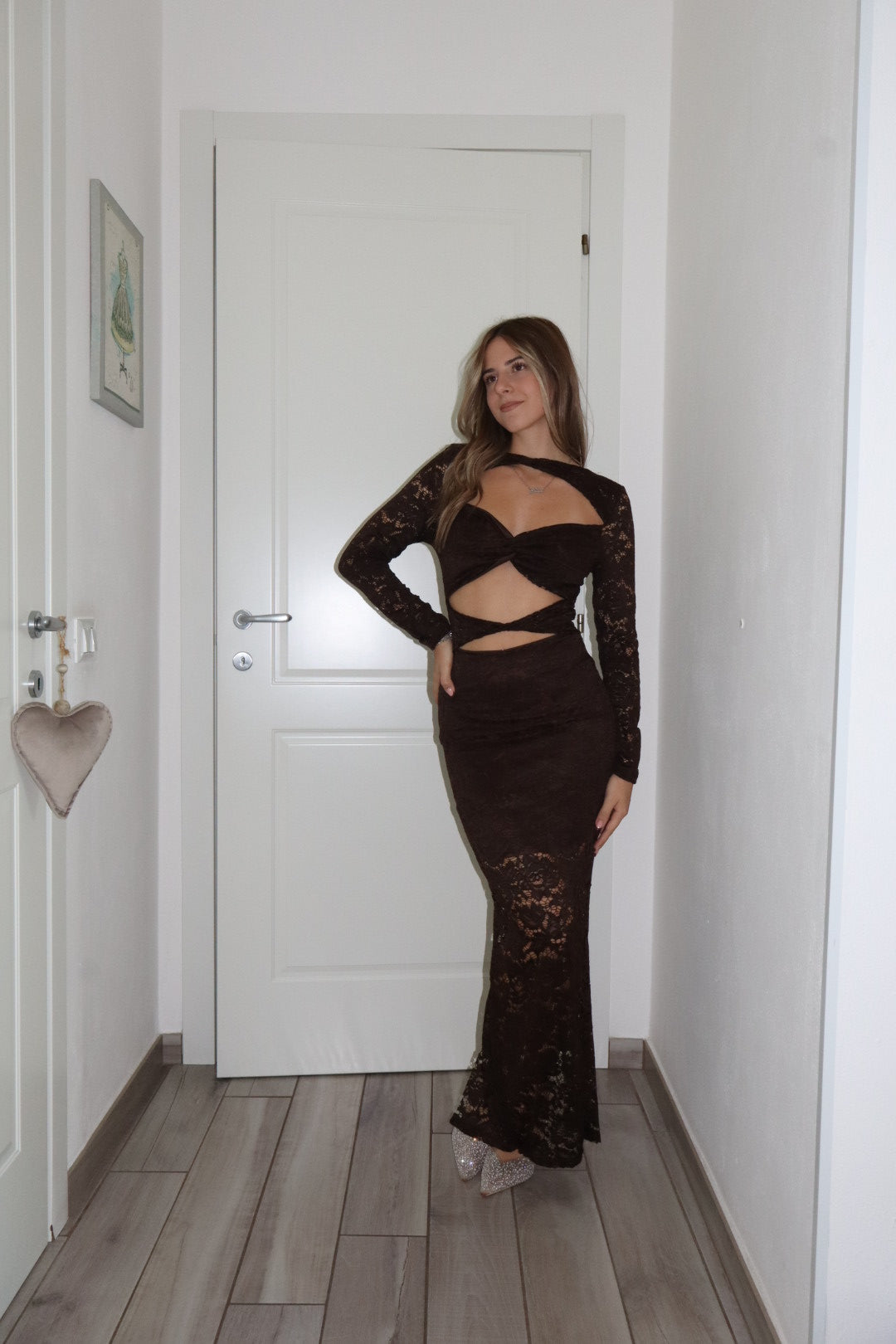 Dress lungo pizzo delyla