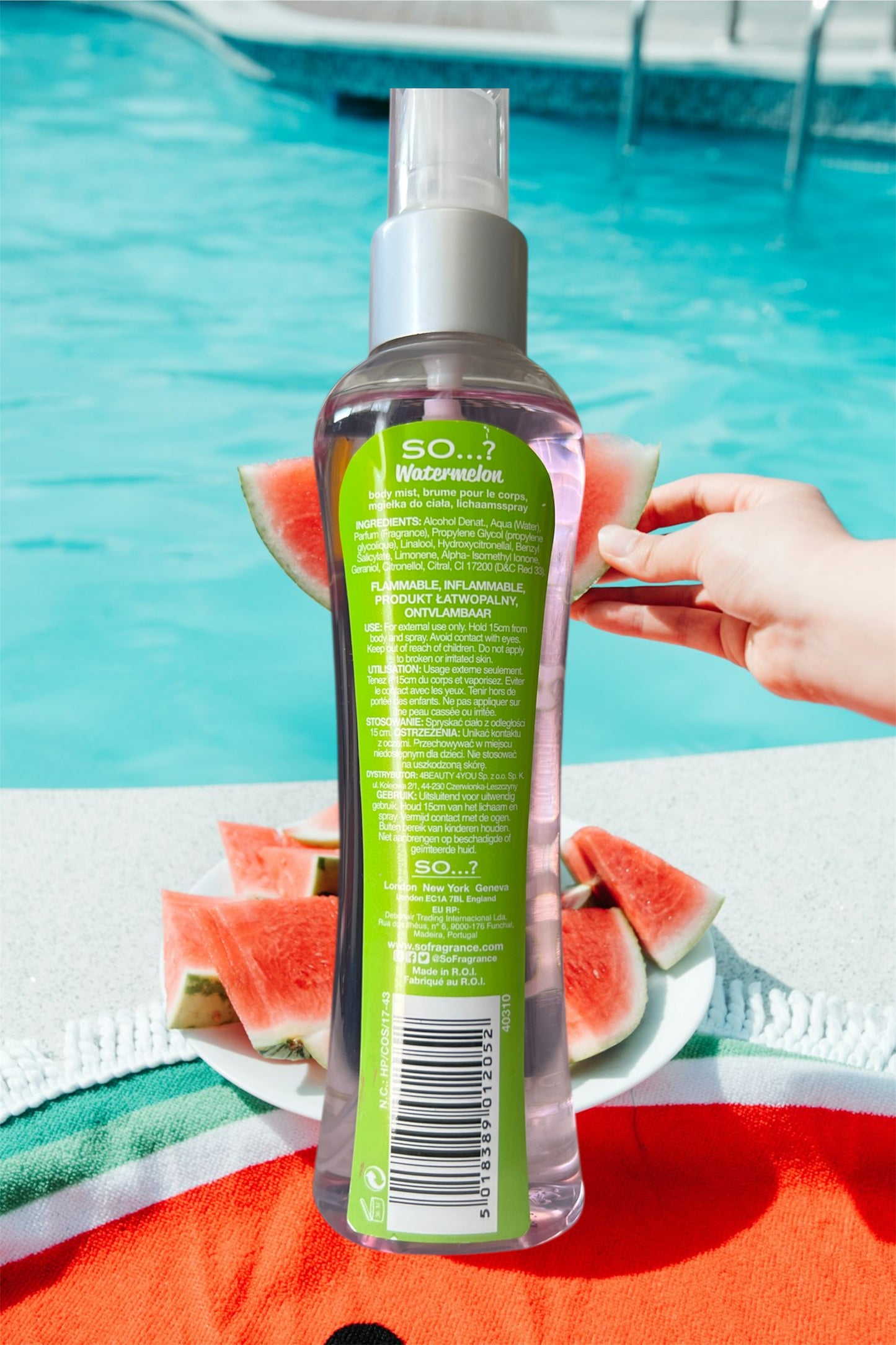 Acqua profumata corpo e capelli 100ml