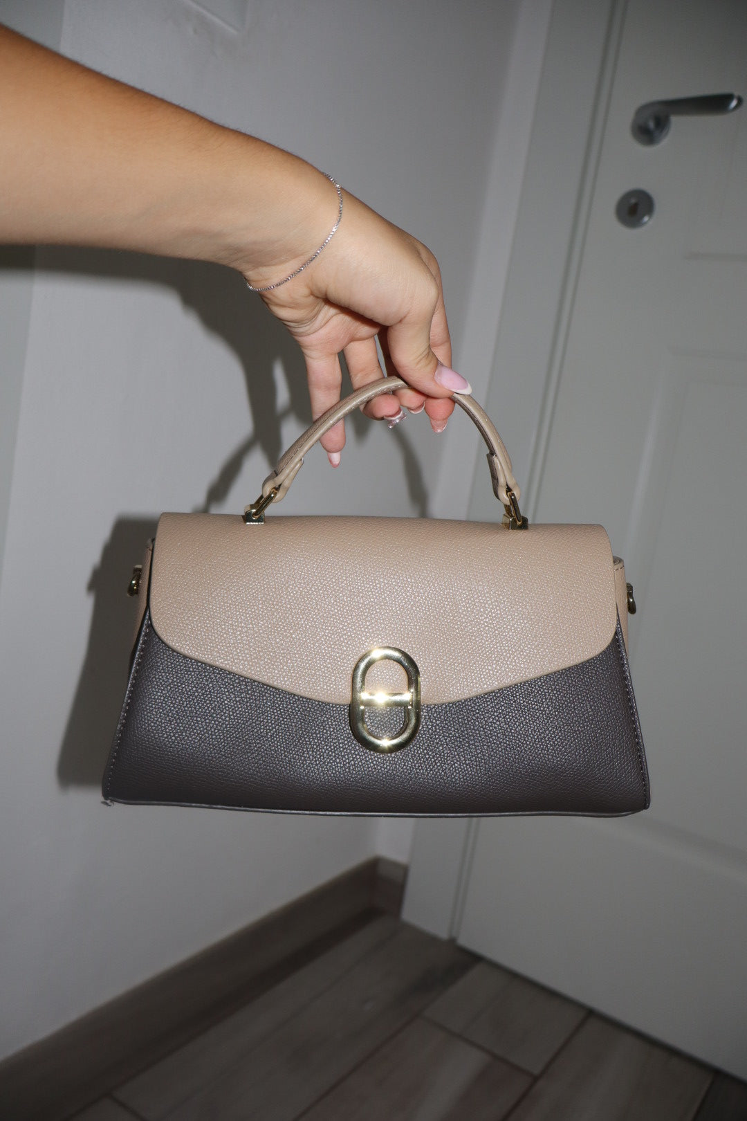 Borsa piccola dubble con tracolla