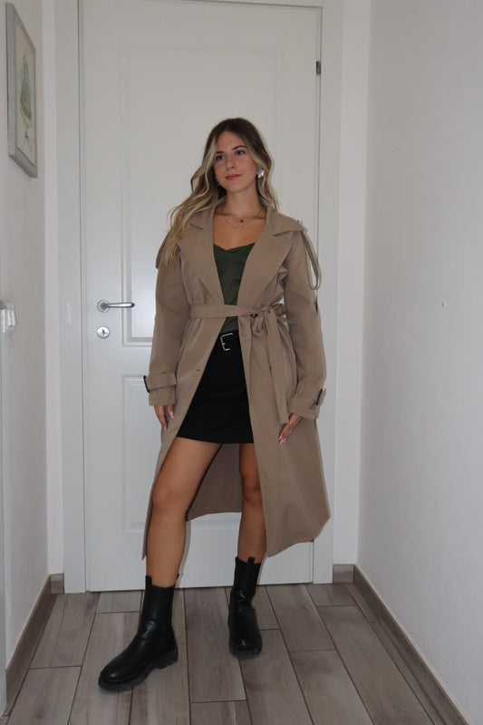 Trench nero,beige,cammello,cioccolato