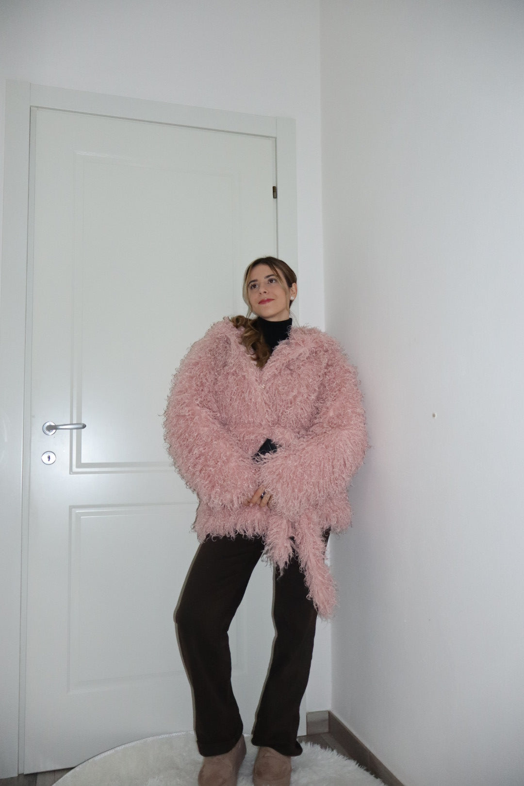 Eco Pelliccia Mongolia “cotton Candy”