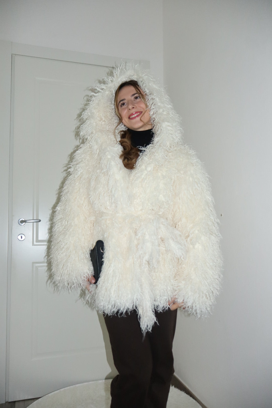 Eco Pelliccia Mongolia “cotton Candy”