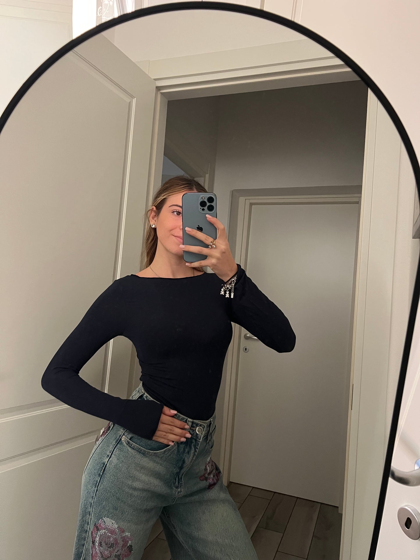 Body velato effetto cashmere