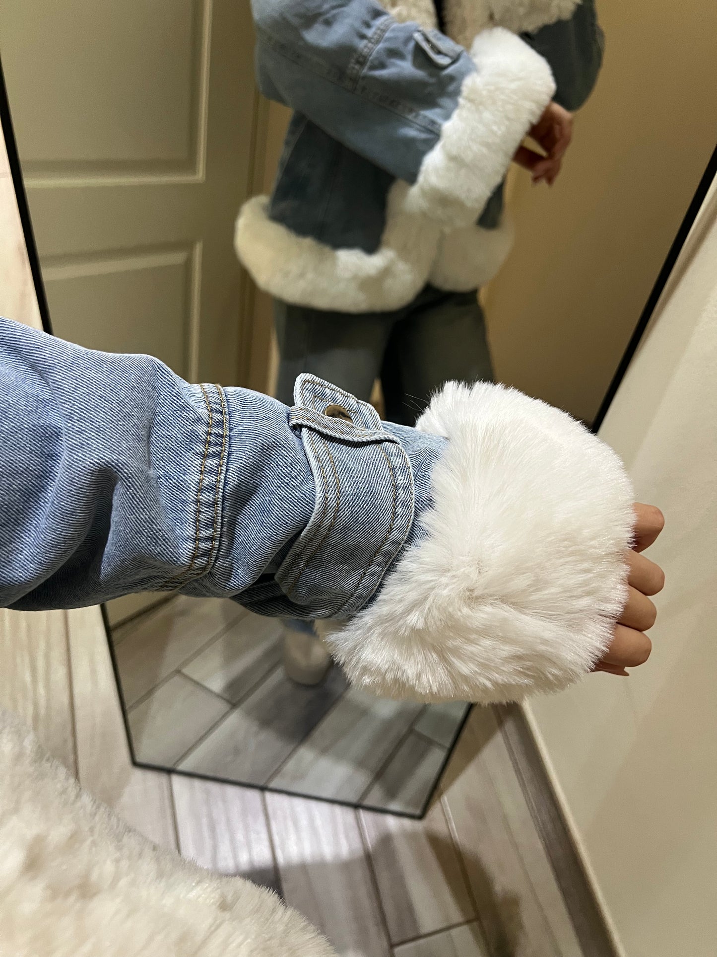 Cappottino con pellicciotto