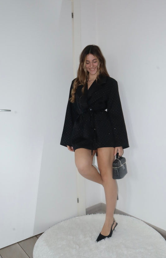 Blazer dress beauty crystal