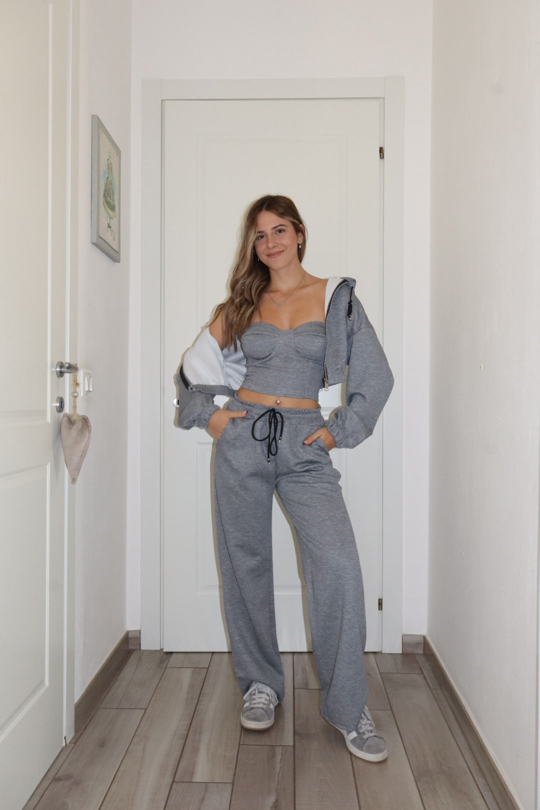 Coordinato tuta corsetto Leonida (vari colori)