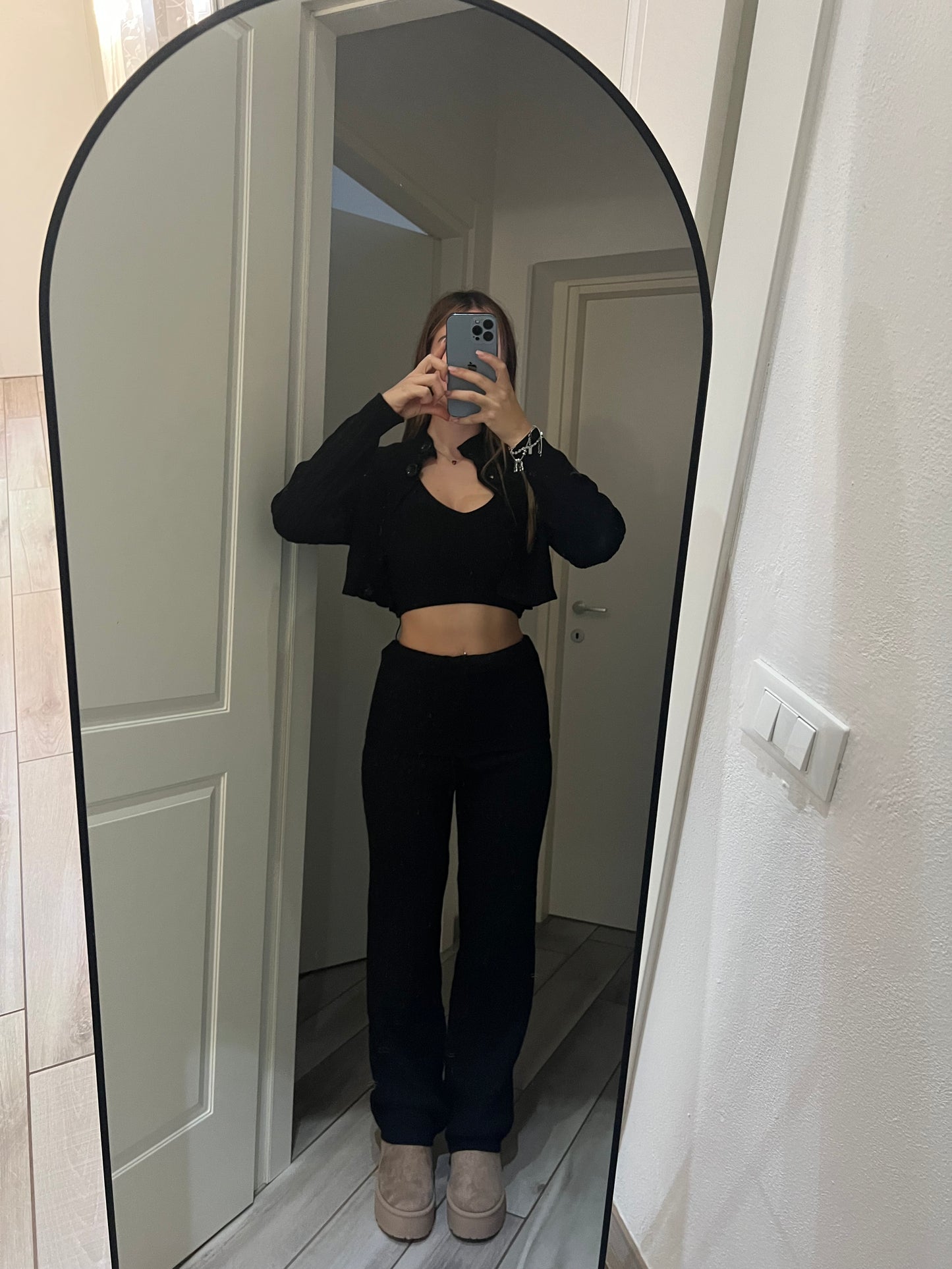 Coordinato america caldo grigio chiaro