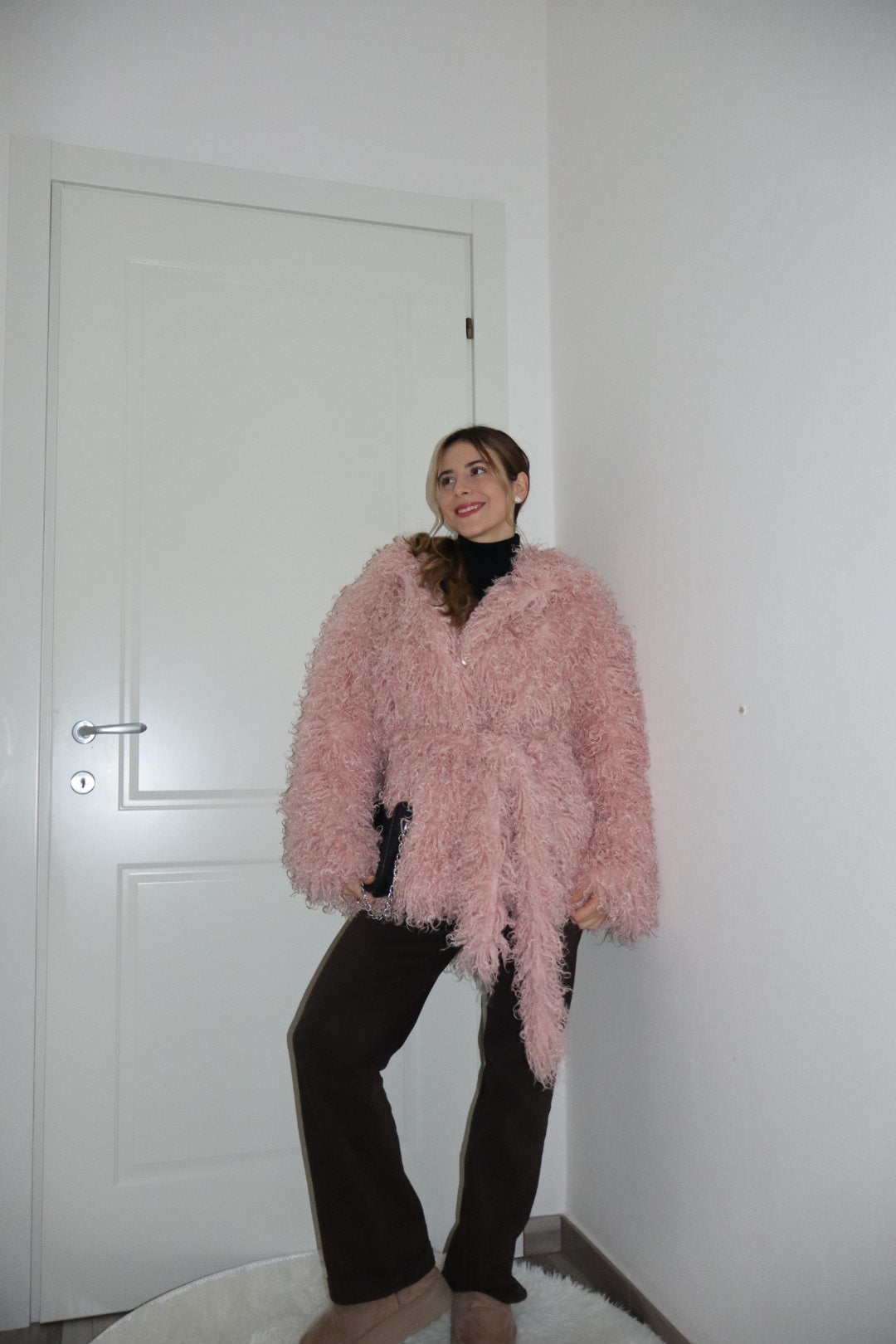 Eco Pelliccia Mongolia “cotton Candy”