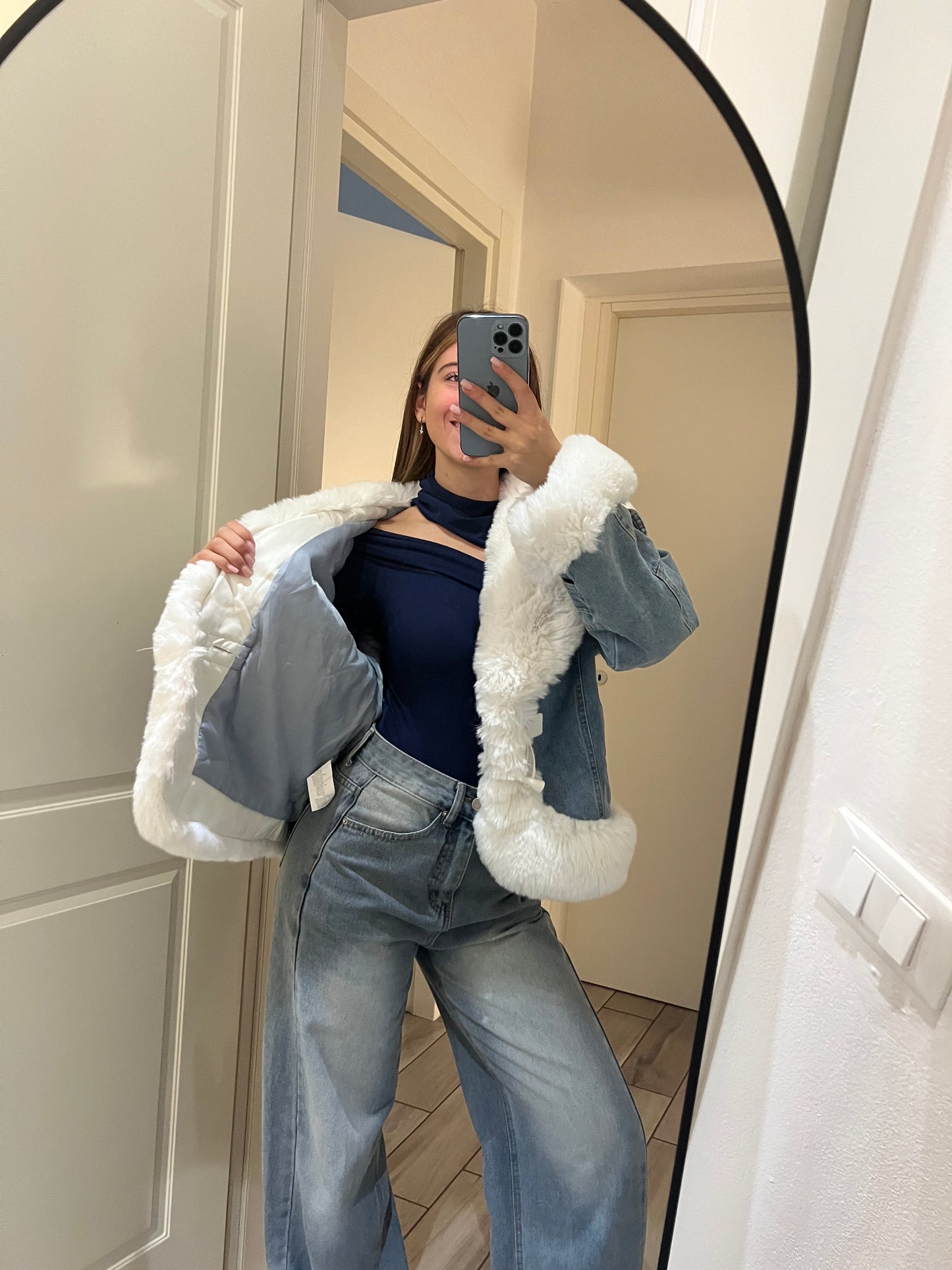 Cappottino con pellicciotto