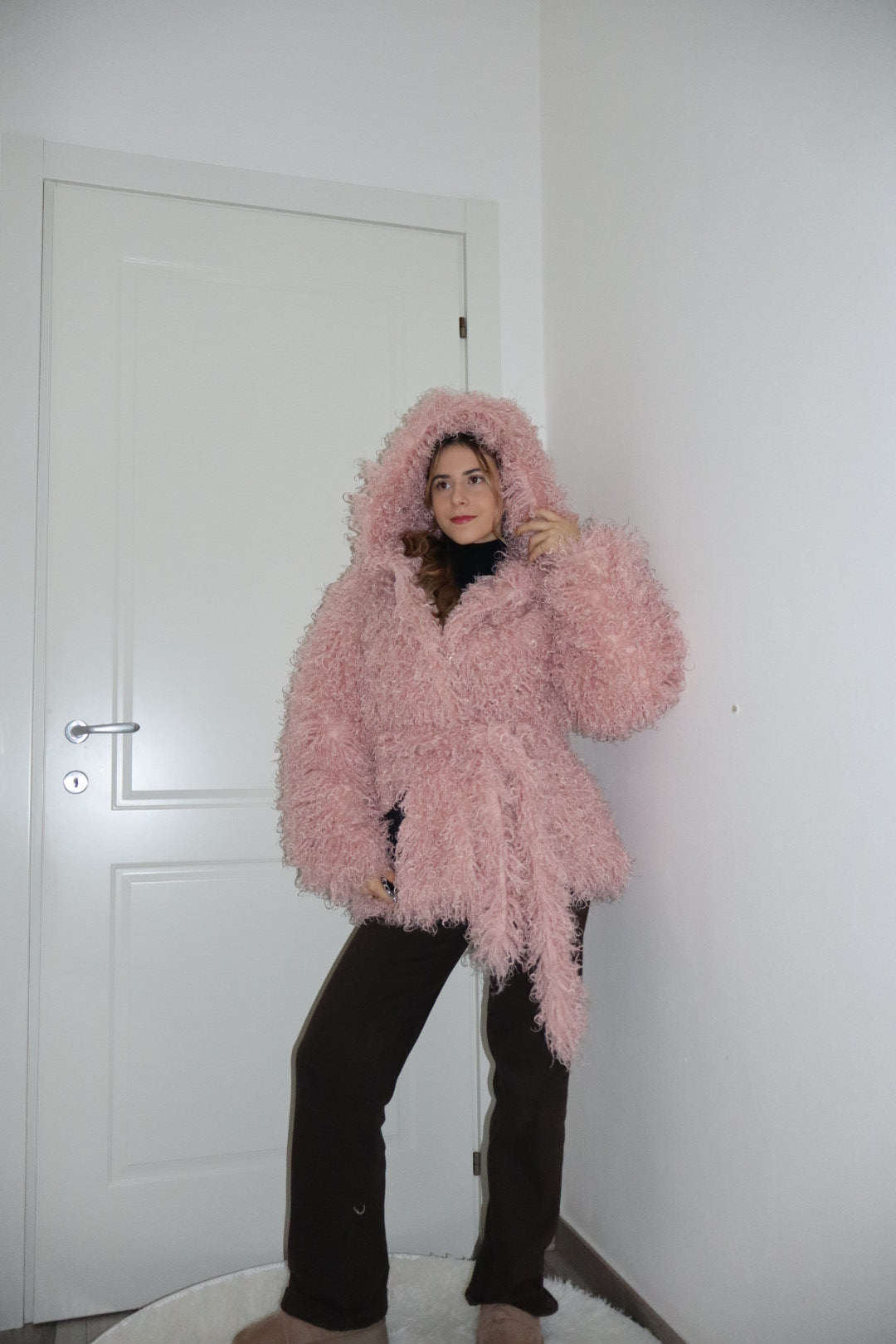 Eco Pelliccia Mongolia “cotton Candy”