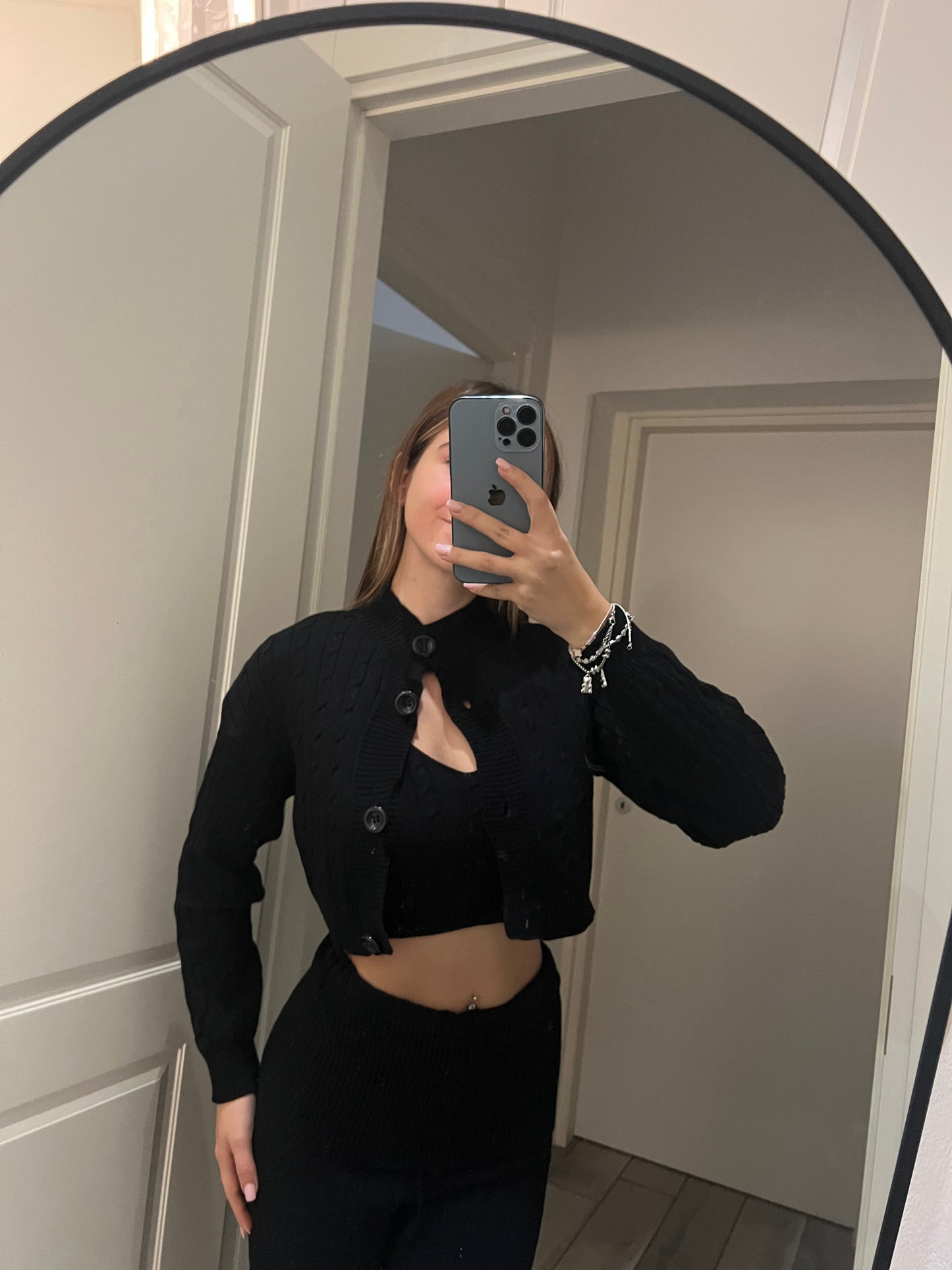 Coordinato america caldo grigio chiaro