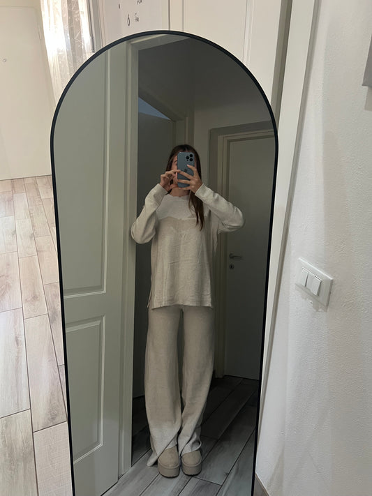 Coordinato caldo cortina beige