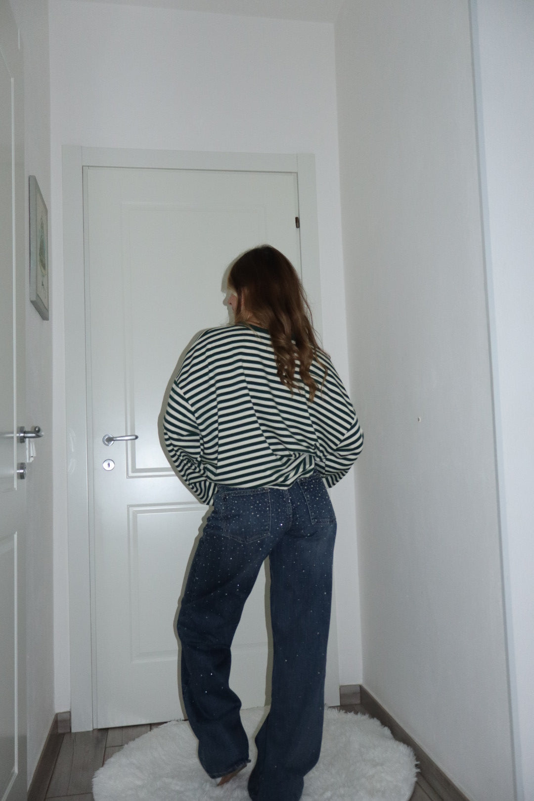 Jeans pioggia Shine blu 44-50