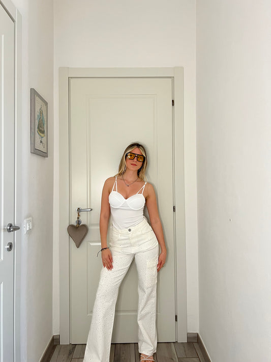 Body Kim push up white