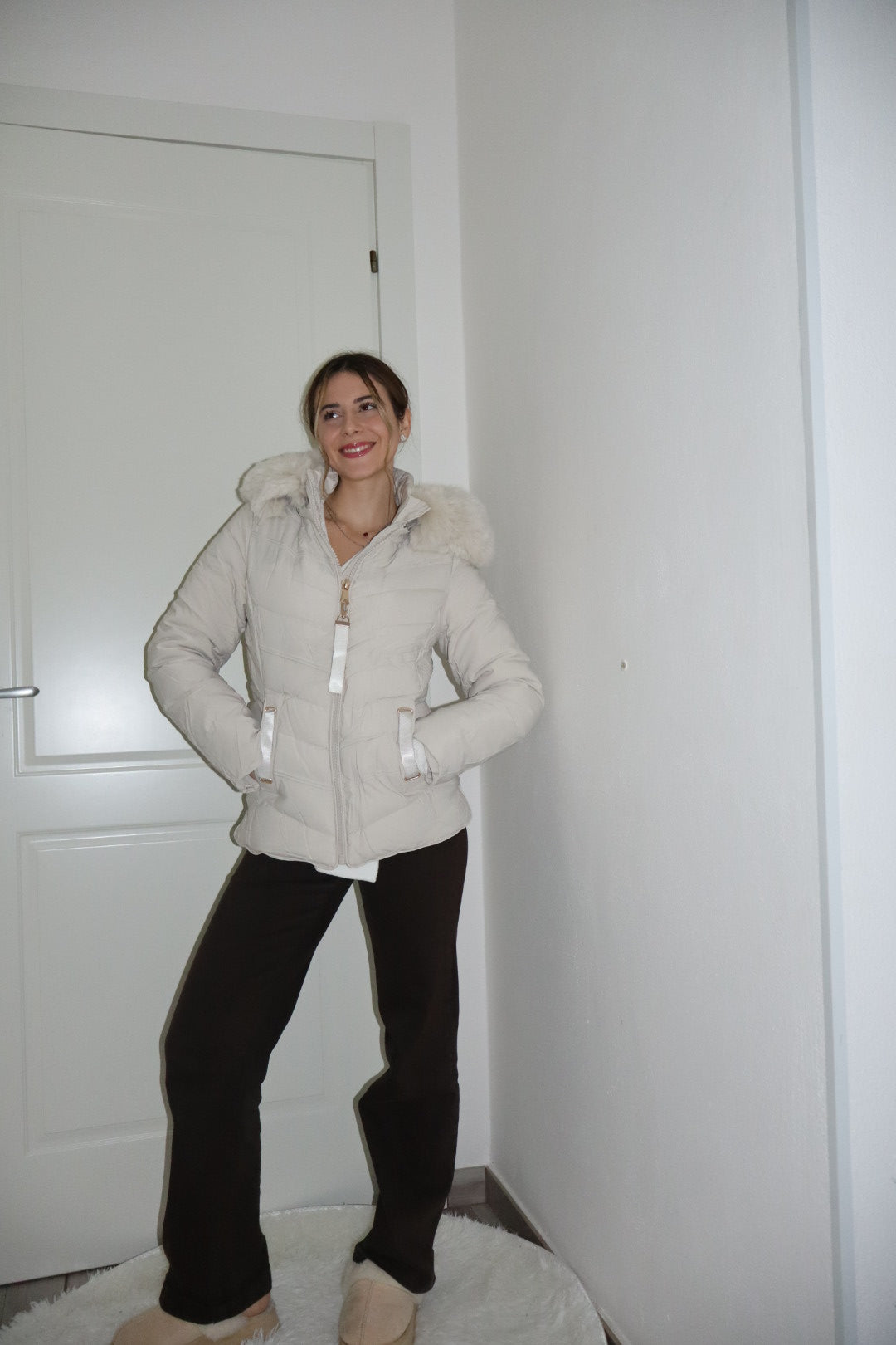 Piumino “alaska glow” avorio chiaro (consiglio 1 taglia in più)