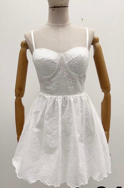 Mini dress Capri sangallo