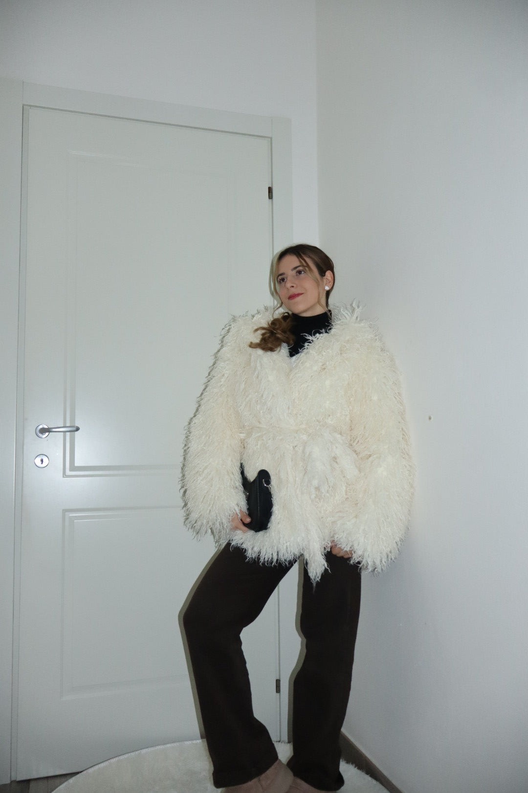 Eco Pelliccia Mongolia “cotton Candy”